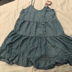 NWT Mossimo denim flour sack dress